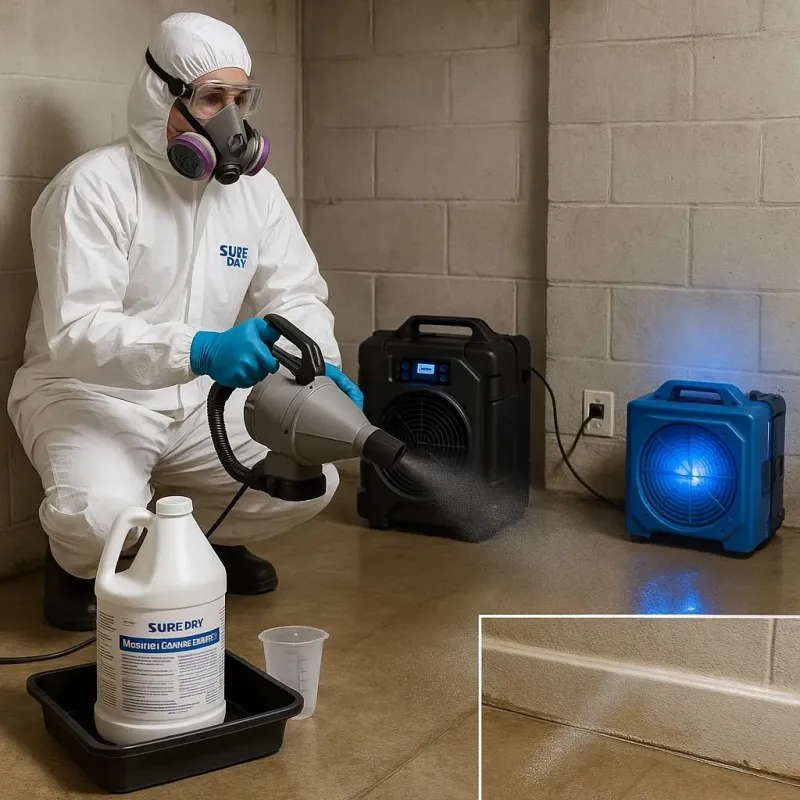 Sanitization and Odor Removal process in Thornport, OH