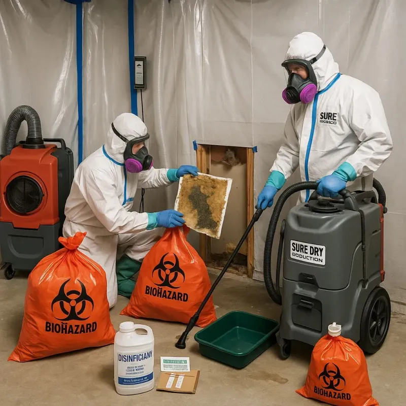 Contaminated Water Handling Protocols process in Thornport, OH